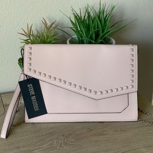 Steve Madden Studded Blush Clutch Crossbody